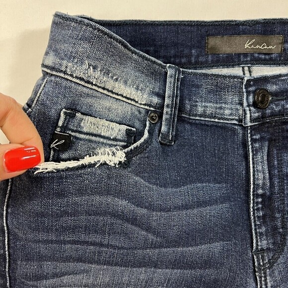 KanCan Skinny Destroys Stretch Denim Jeans KC8255D Size 26 - Picture 5 of 12